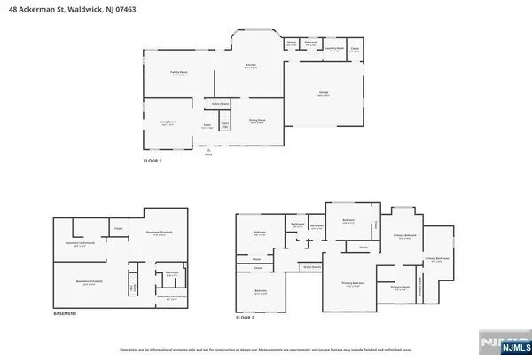 $995,000 | 48 Ackerman Street, Waldwick, NJ 07463