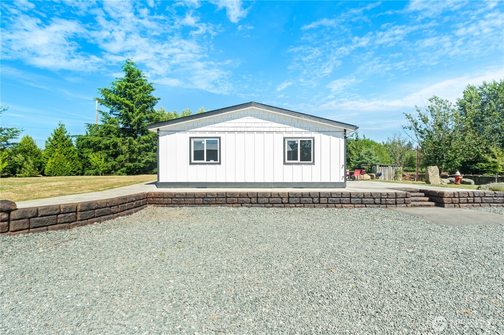 3471 Birch Bay Lynden Road Custer, WA 98240 - Photo 34 of 38 a front view of a house with a yard