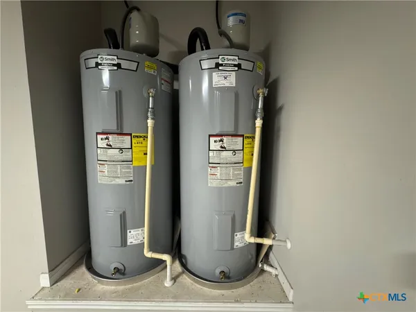 a view of water heater room