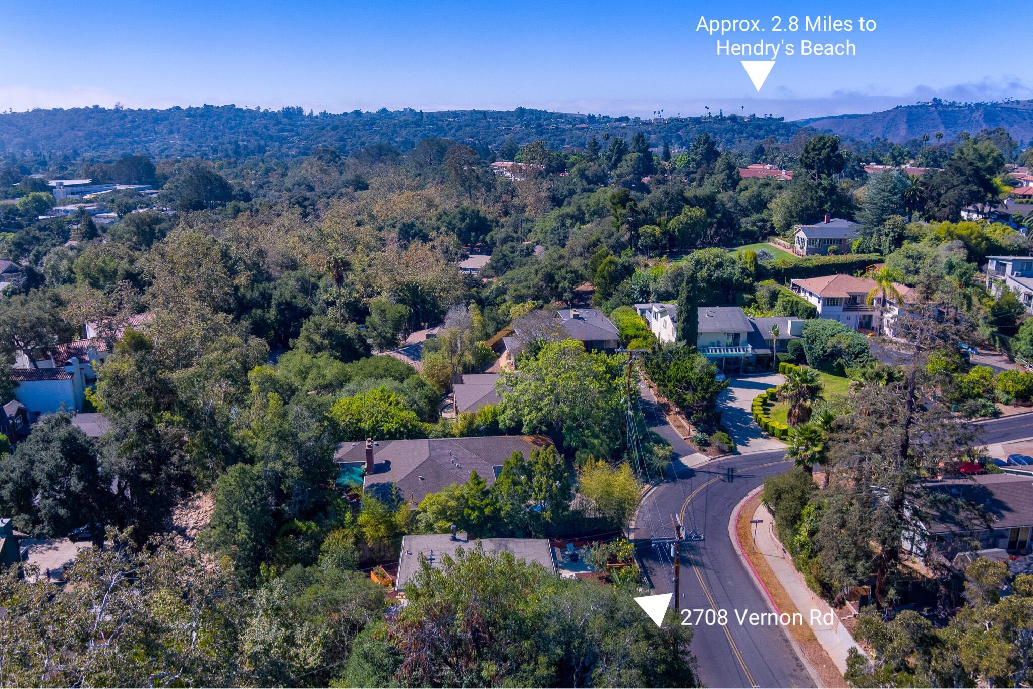 2708 Vernon Road Santa Barbara, CA 93105 - Photo 16 of 18 Proximity to Hendry's Beach