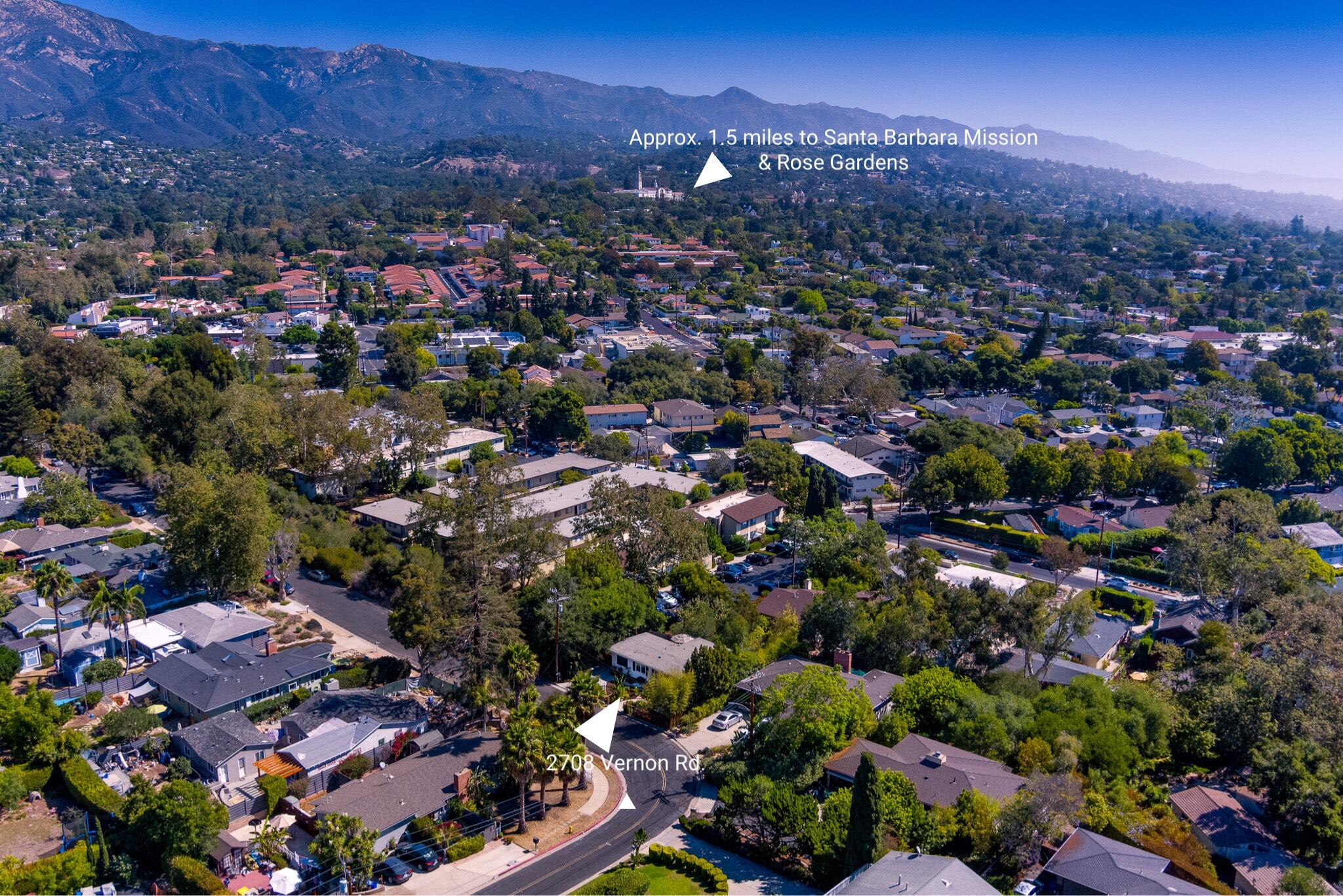 2708 Vernon Road Santa Barbara, CA 93105 - Photo 18 of 18 Proximity to Santa Barbara Mission