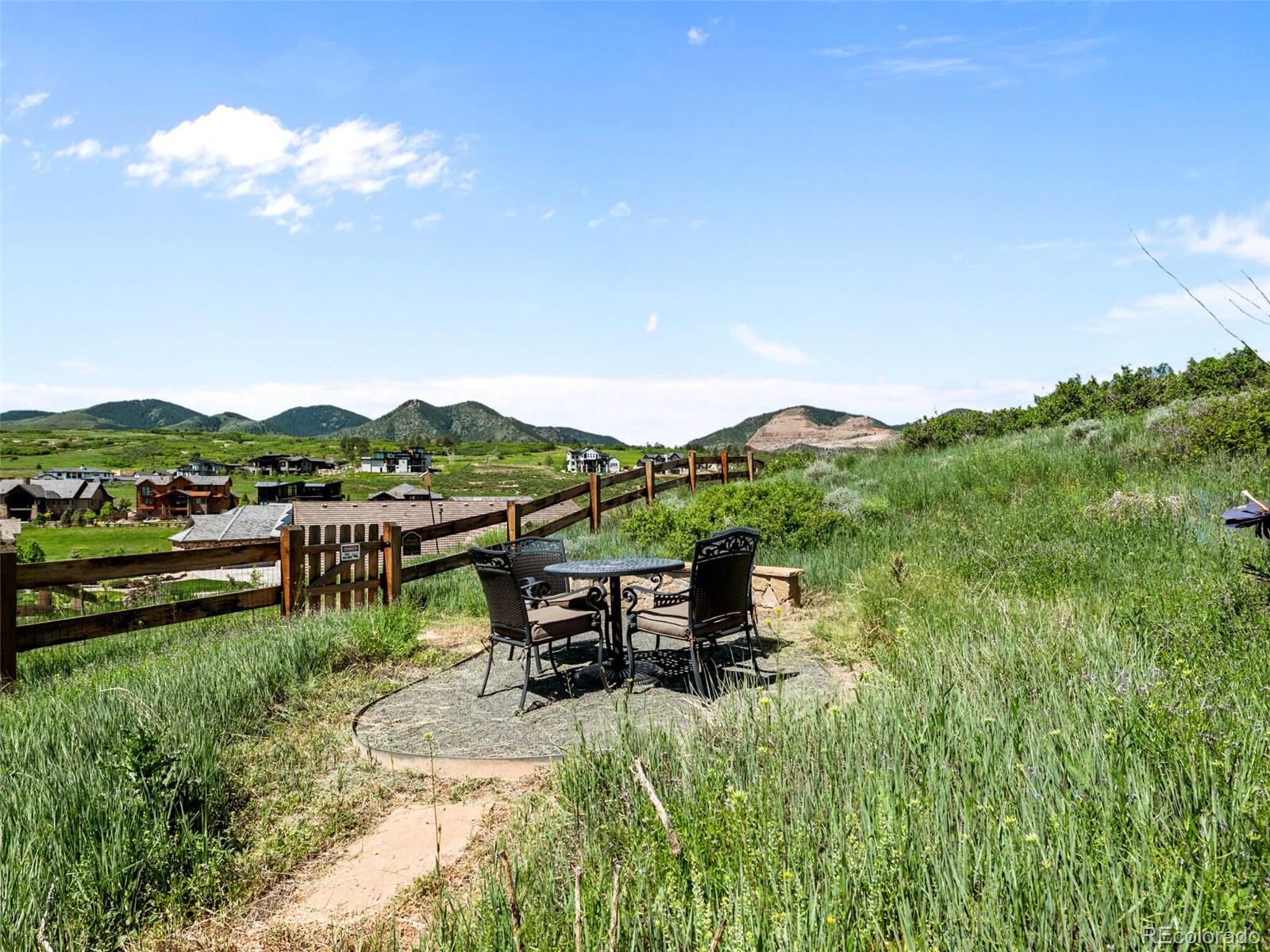 14945 Lyons Ridge Drive Morrison, CO 80465 - Photo 34 of 40 a view of a lake with a mountain in the back