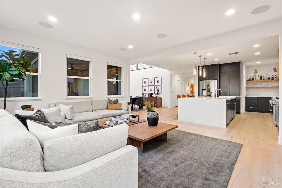 1469 Oak Circle Rohnert Park, CA 94928 - Photo 42 of 42 Open, Airy, and Connected Designed for both everyday living and entertaining, the open-concept floor plan creates effortless connections between the kitchen, dining area, great room, and outdoor living spaces.
