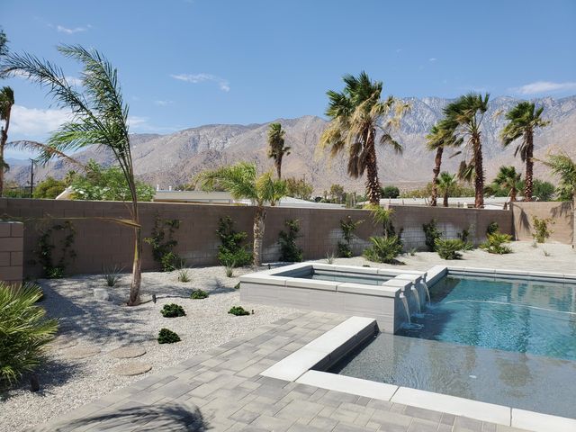 a view of outdoor space and patio