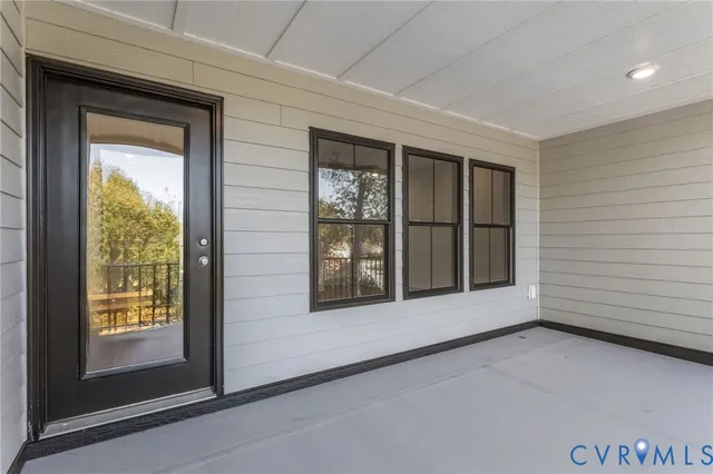 a view of a city from a balcony