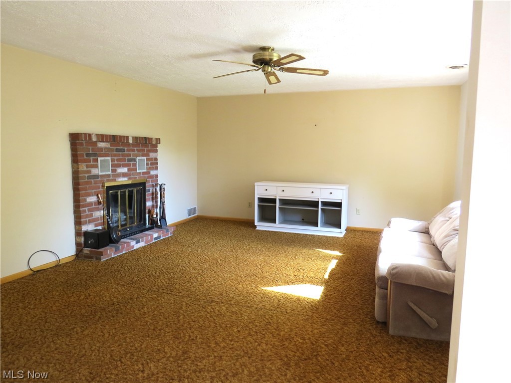 10130 Lee Road Minerva, OH 44657 - Photo 6 of 35 First floor family room with fireplace.