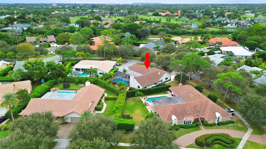 7571 Estrella Circle Boca Raton, FL 33433 - Photo 70 of 76 an aerial view of house with yard swimming pool and outdoor seating
