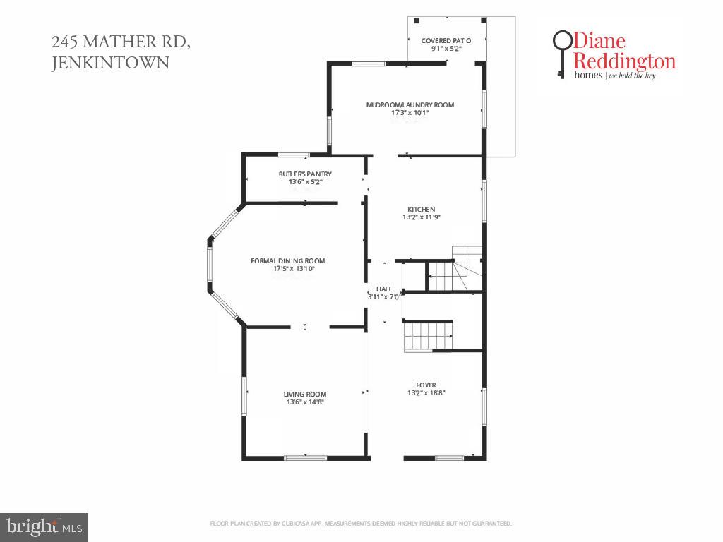 245 Mather Road Jenkintown, PA 19046 - Photo 69 of 71 floorplans - first floor