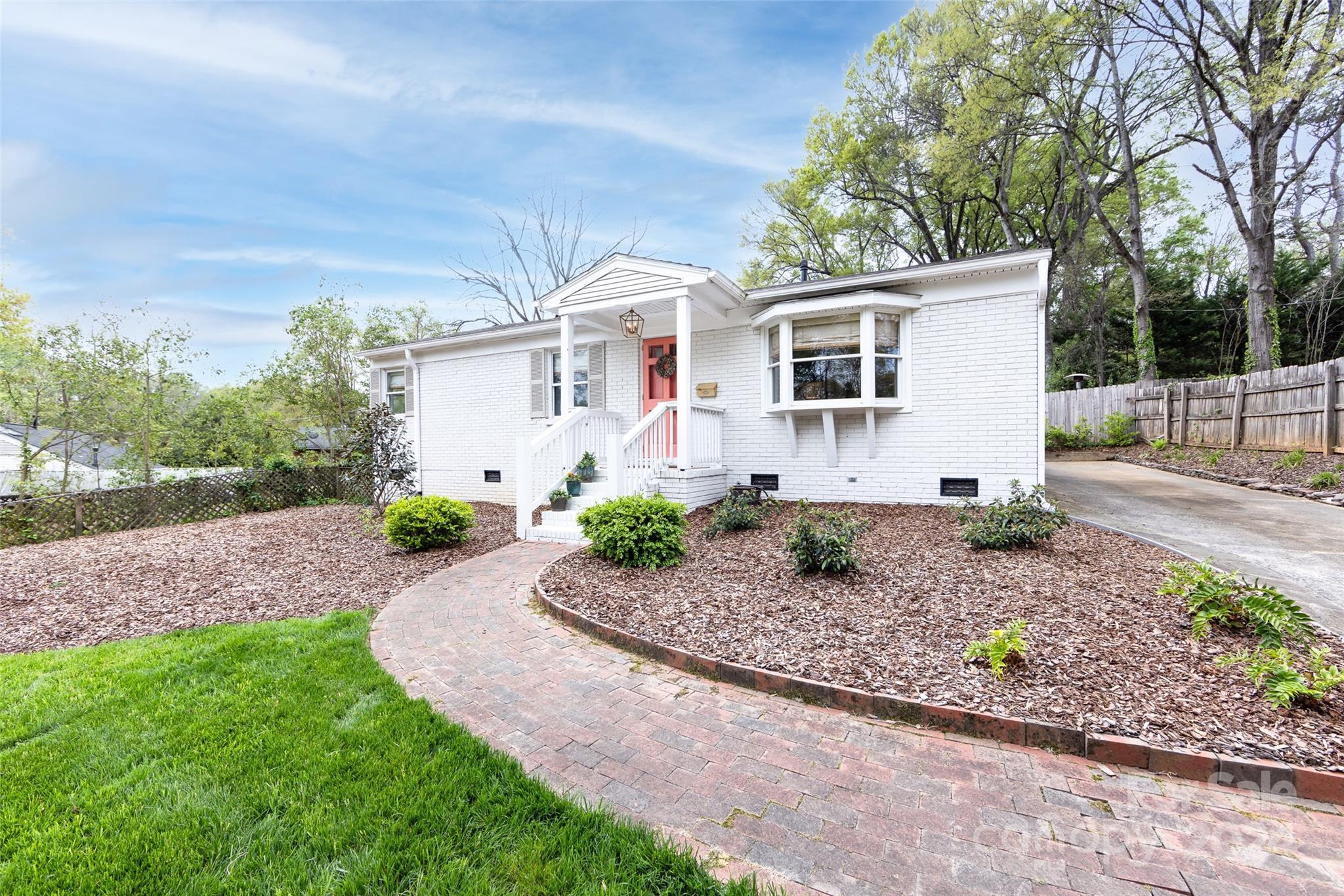 4820 Murrayhill Road Charlotte, NC 28209 - Photo 31 of 31 a front view of house with a garden