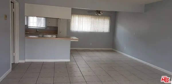 a view of kitchen and window