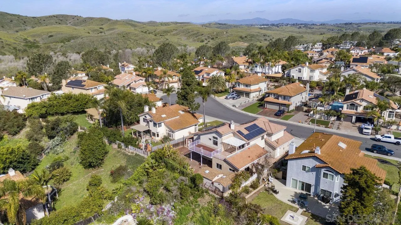 1363 Corte Alveo Oceanside, CA 92057 - Photo 57 of 62 an aerial view of residential houses with outdoor space