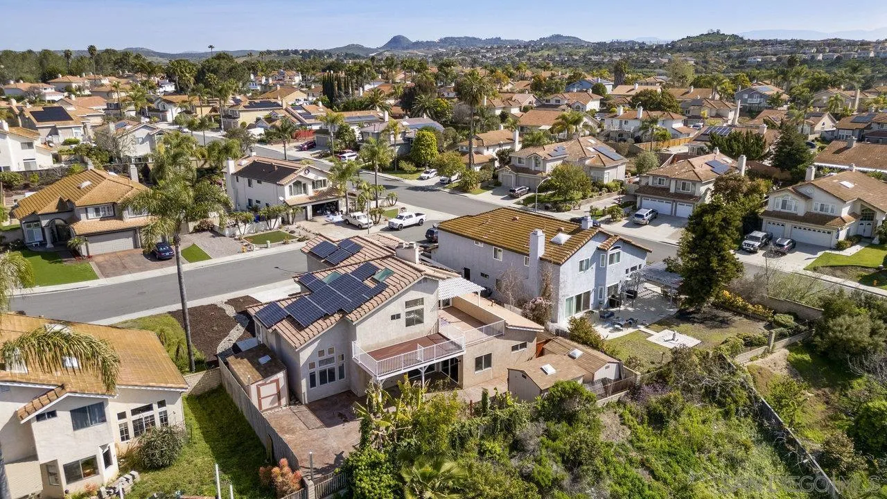 1363 Corte Alveo Oceanside, CA 92057 - Photo 58 of 62 an aerial view of residential houses with outdoor space