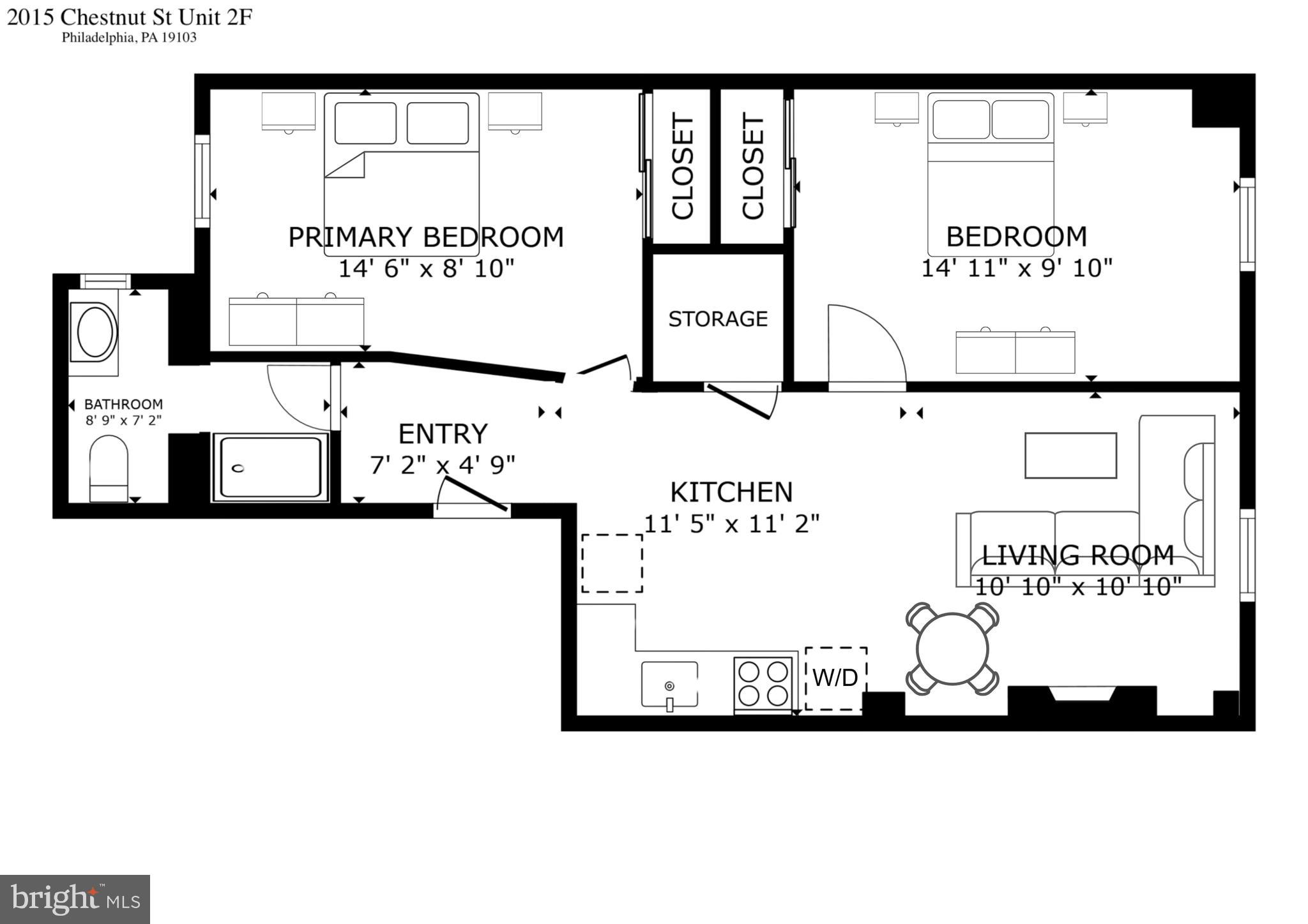 2015 Chestnut Street, Unit 2F Philadelphia, PA 19103 - Photo 16 of 16 unknown