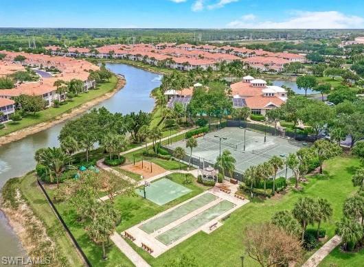 3411 Sandpiper Way Naples, FL 34109 - Photo 32 of 35 an aerial view of residential houses with outdoor space and river