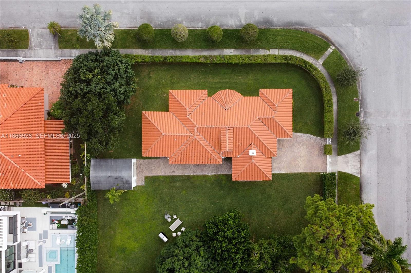 501 Southwest 24th Road, Unit 501 Miami, FL 33129 - Photo 28 of 29 an aerial view of a house with a lake view