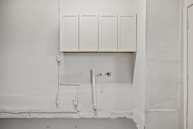 a close view of wooden cabinets