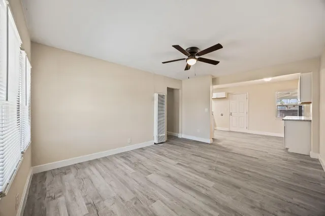 wooden floor in an empty room