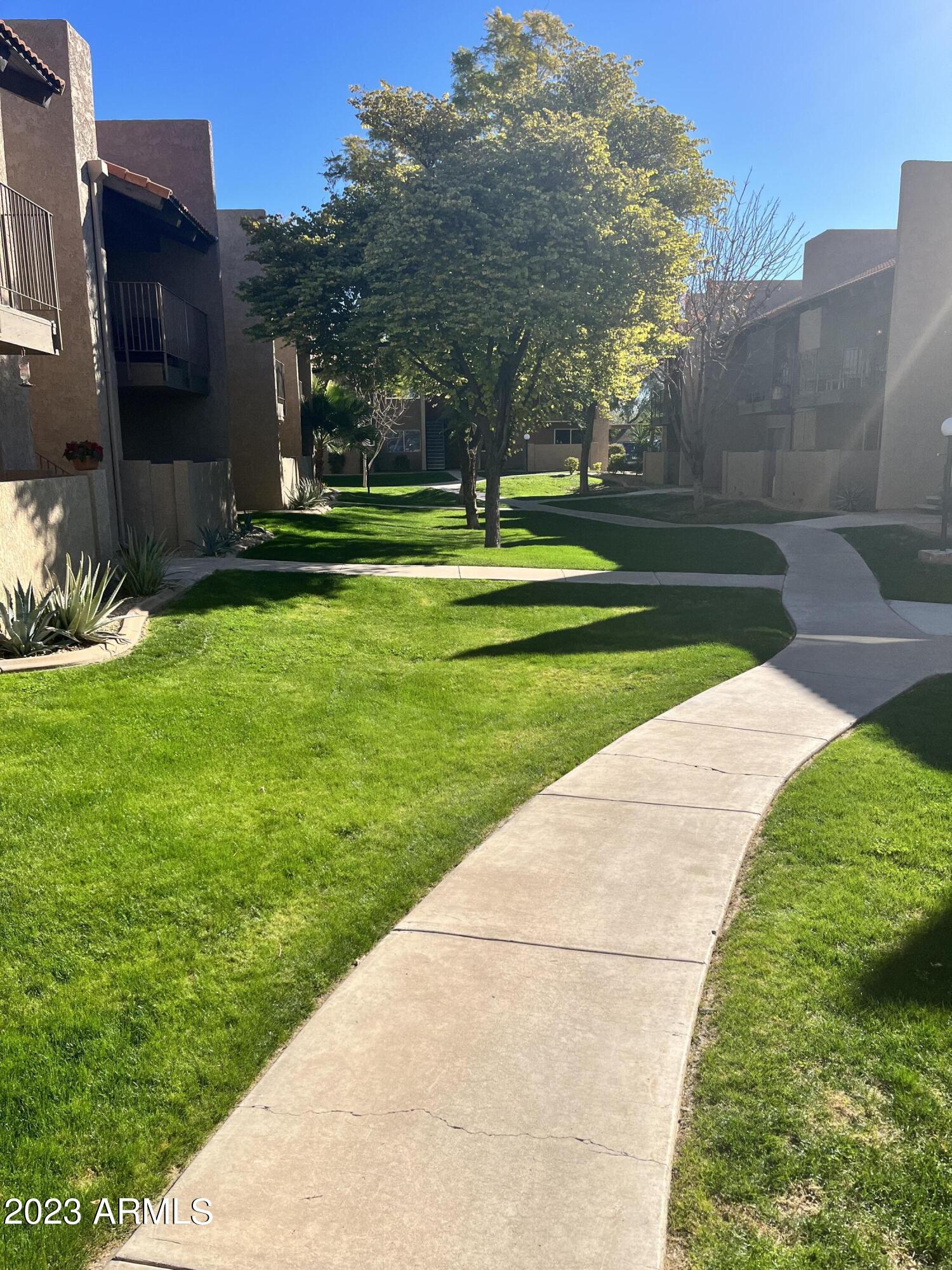 5525 East Thomas Road, Unit H5 Phoenix, AZ 85018 - Photo 21 of 25 Community walkway