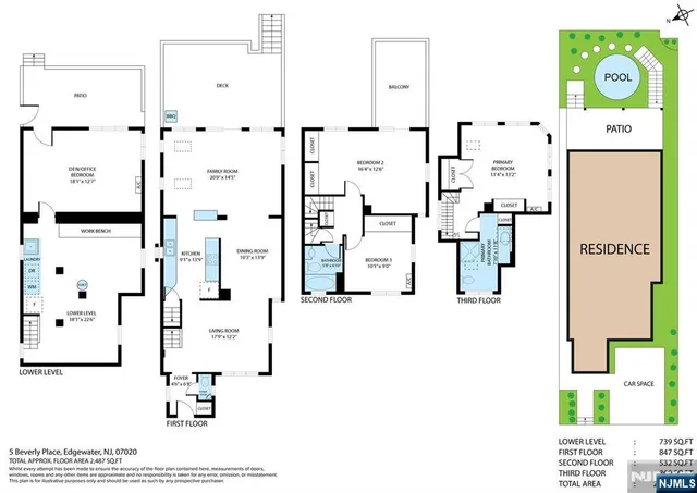 $4,450 | 5 Beverly Place, Edgewater, NJ 07020