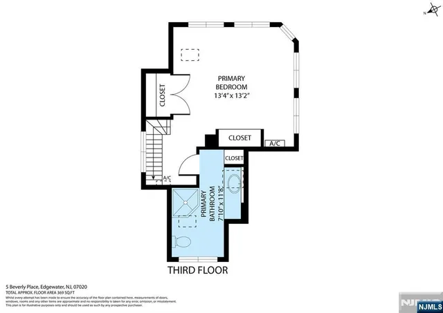 $4,450 | 5 Beverly Place, Edgewater, NJ 07020