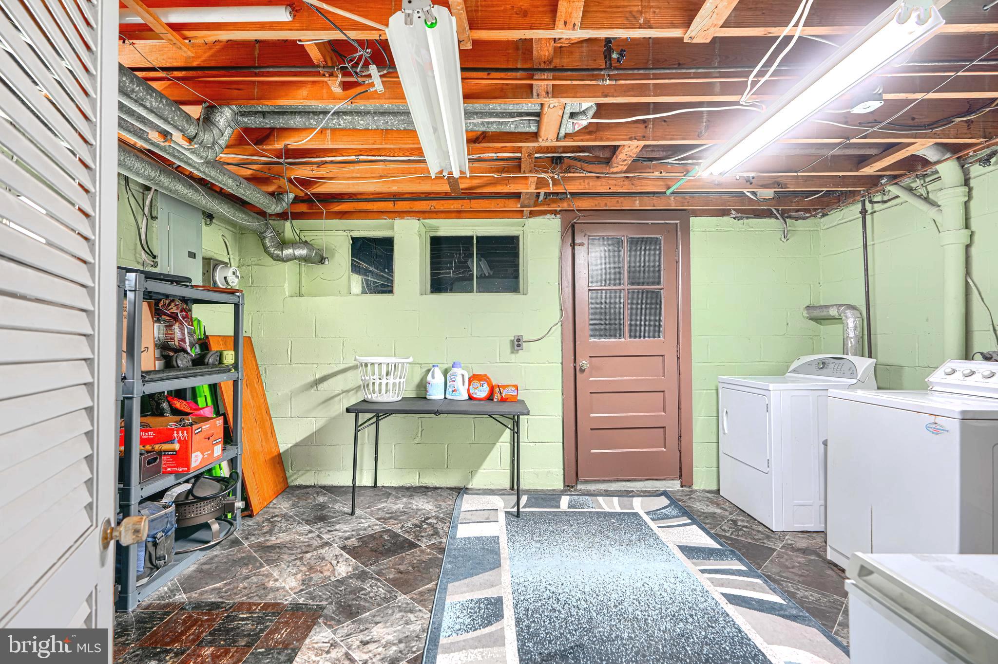 2829 Creston Road Baltimore, MD 21222 - Photo 37 of 44 Laundry/Utility Room w/ entrance to rear yard