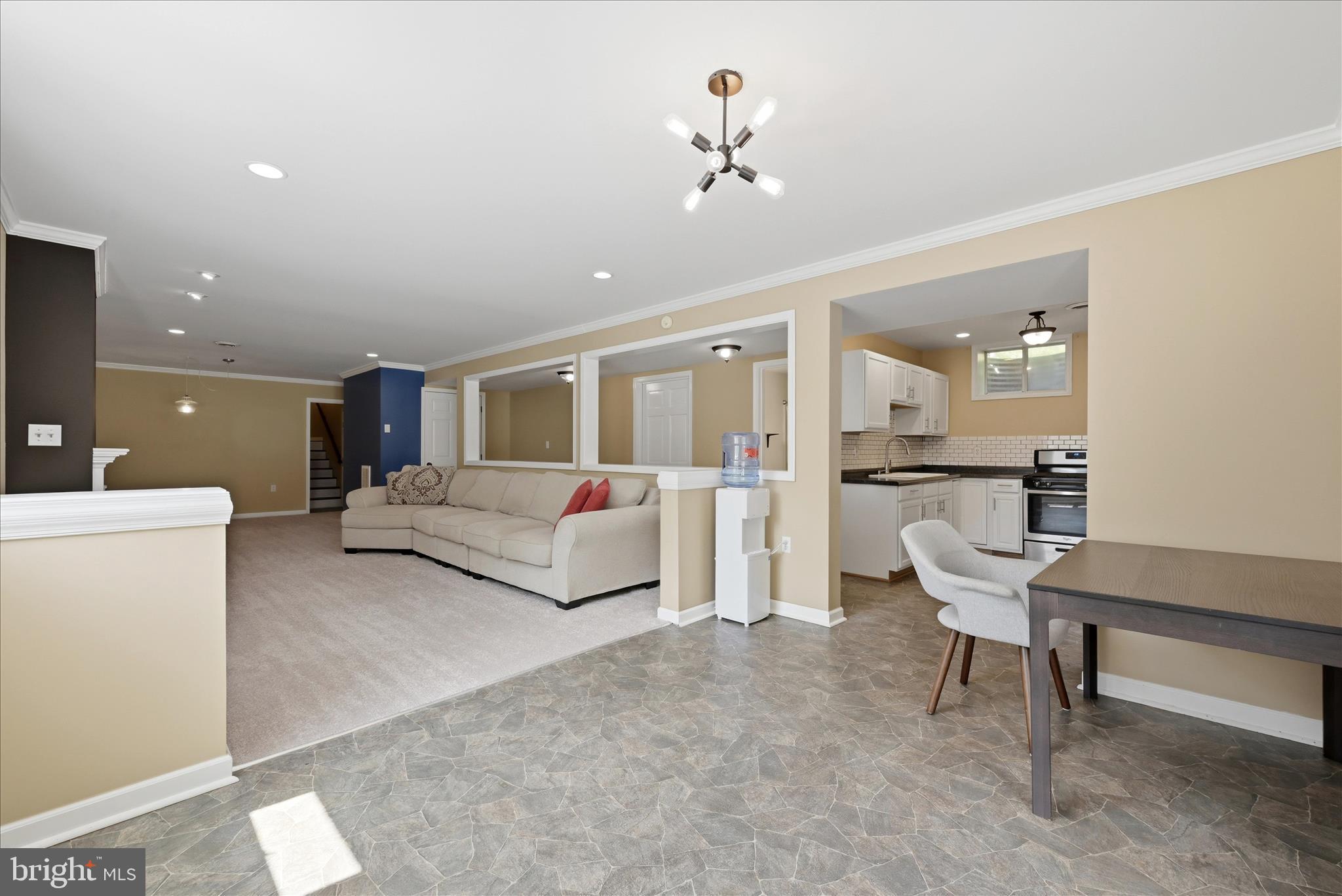 3744 Browntown Road Front Royal, VA 22630 - Photo 57 of 84 a living room with furniture and kitchen view