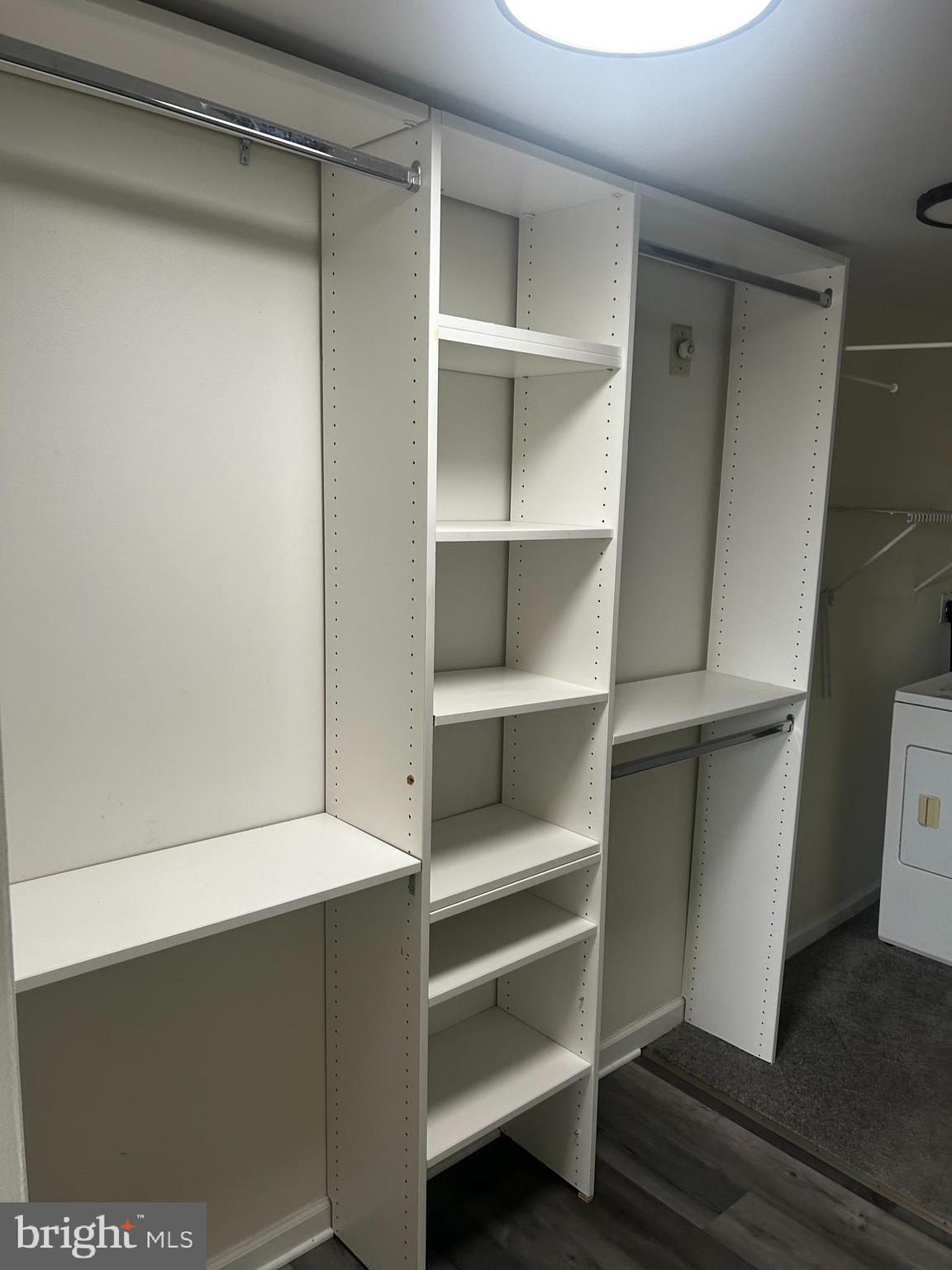 1547 South 13th Street, Unit 2&3 Philadelphia, PA 19147 - Photo 15 of 18 a view of walk in closet with empty racks