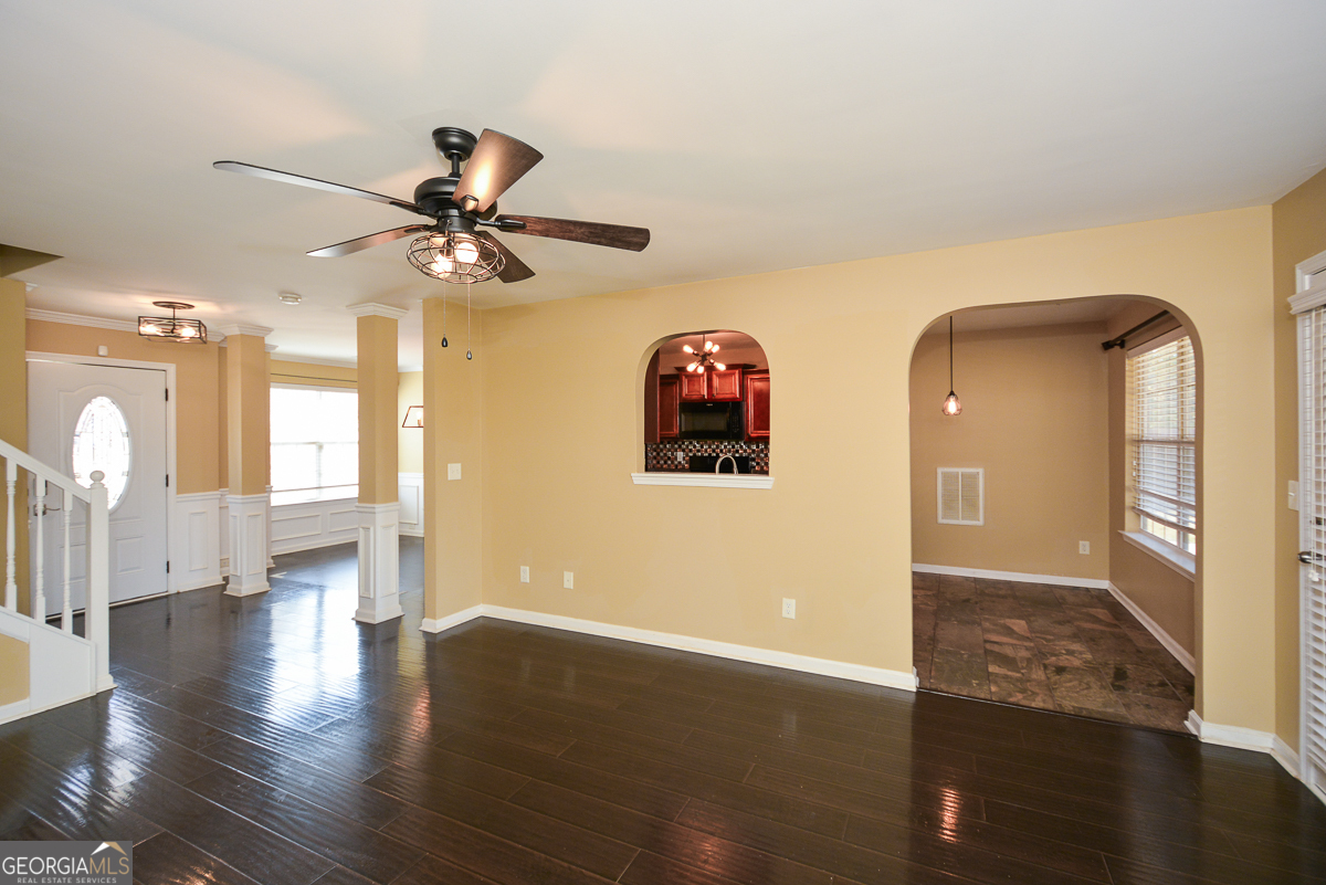 137 Baywood Crossing Hiram, GA 30141 - Photo 12 of 61 a view of a livingroom with wooden floor