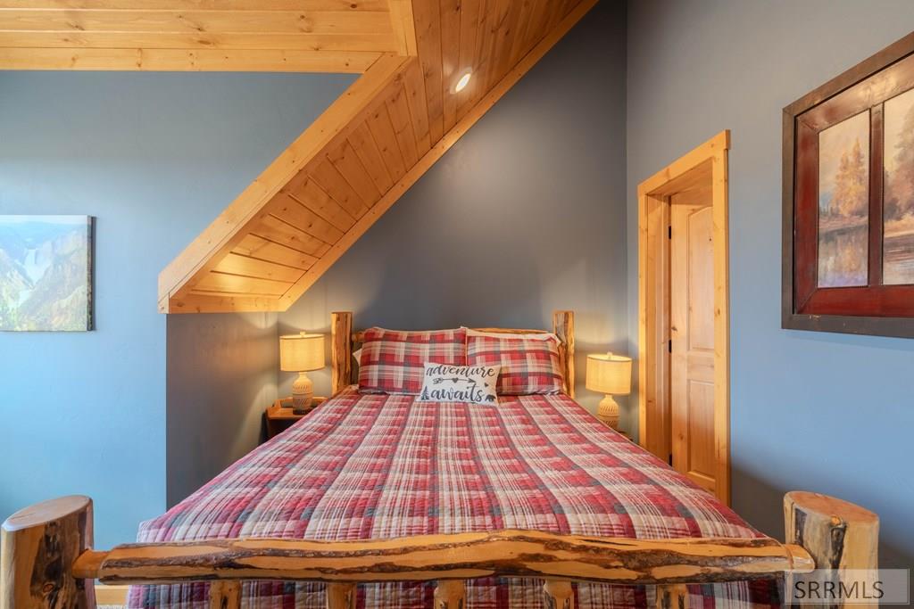 4099 Stagecoach Way Island Park, ID 83429 - Photo 26 of 66 Upstairs bedroom Main Cabin
