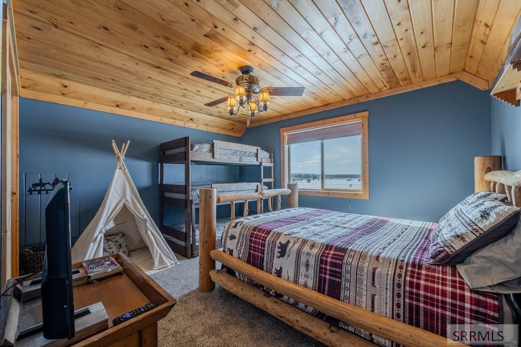 4099 Stagecoach Way Island Park, ID 83429 - Photo 44 of 66 Upstairs apartment queen with bunk beds