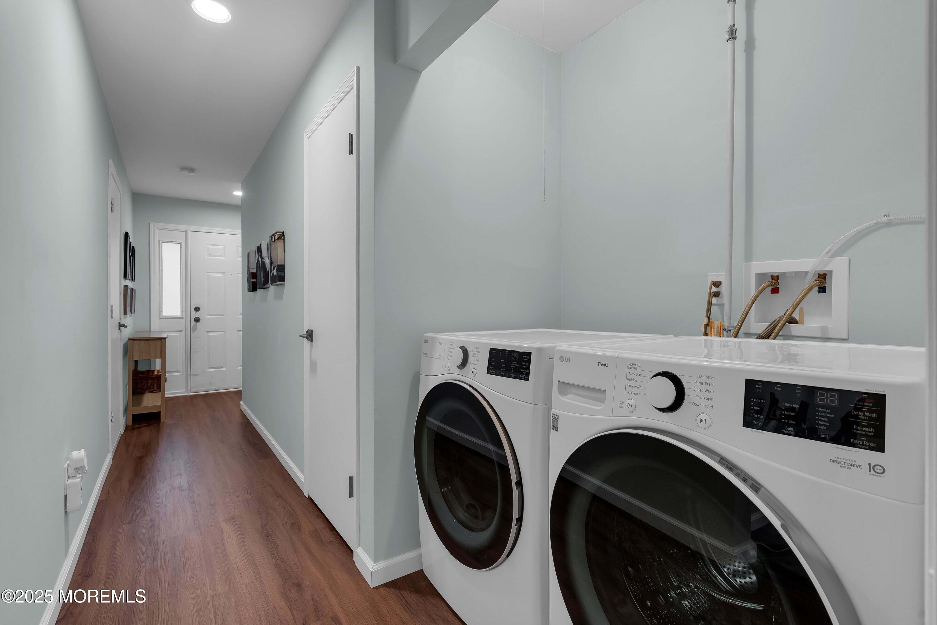 13 Dutch Lane Hazlet, NJ 07730 - Photo 18 of 28 a view of entryway with washer and dryer