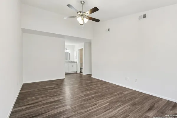 wooden floor in an empty room