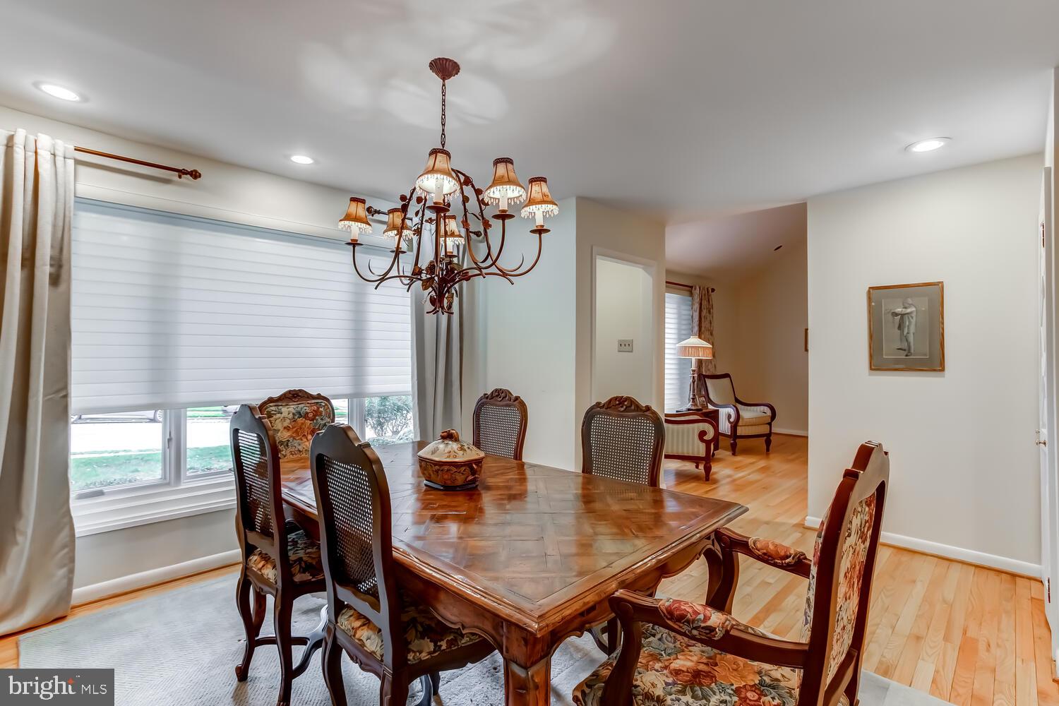 341 Glen Ridge Road Havertown, PA 19083 - Photo 7 of 31 Formal Dining Room with bay window & custom blinds