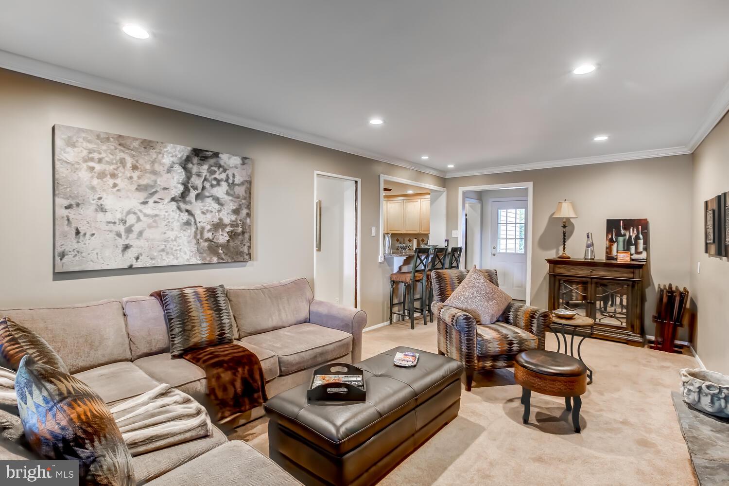 341 Glen Ridge Road Havertown, PA 19083 - Photo 10 of 31 Family room/den with door to huge paver patio.