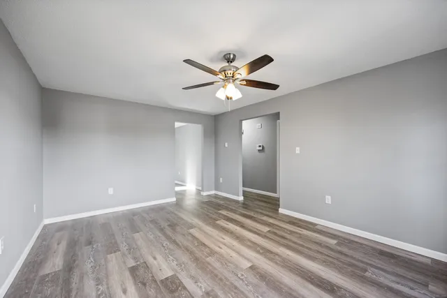 wooden floor in an empty room