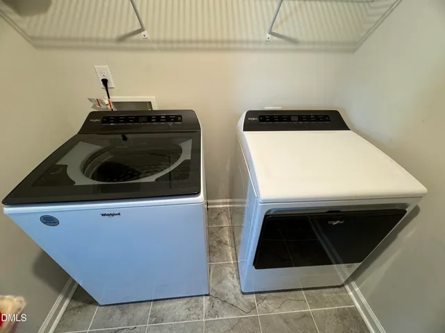 a close view of utility and stove