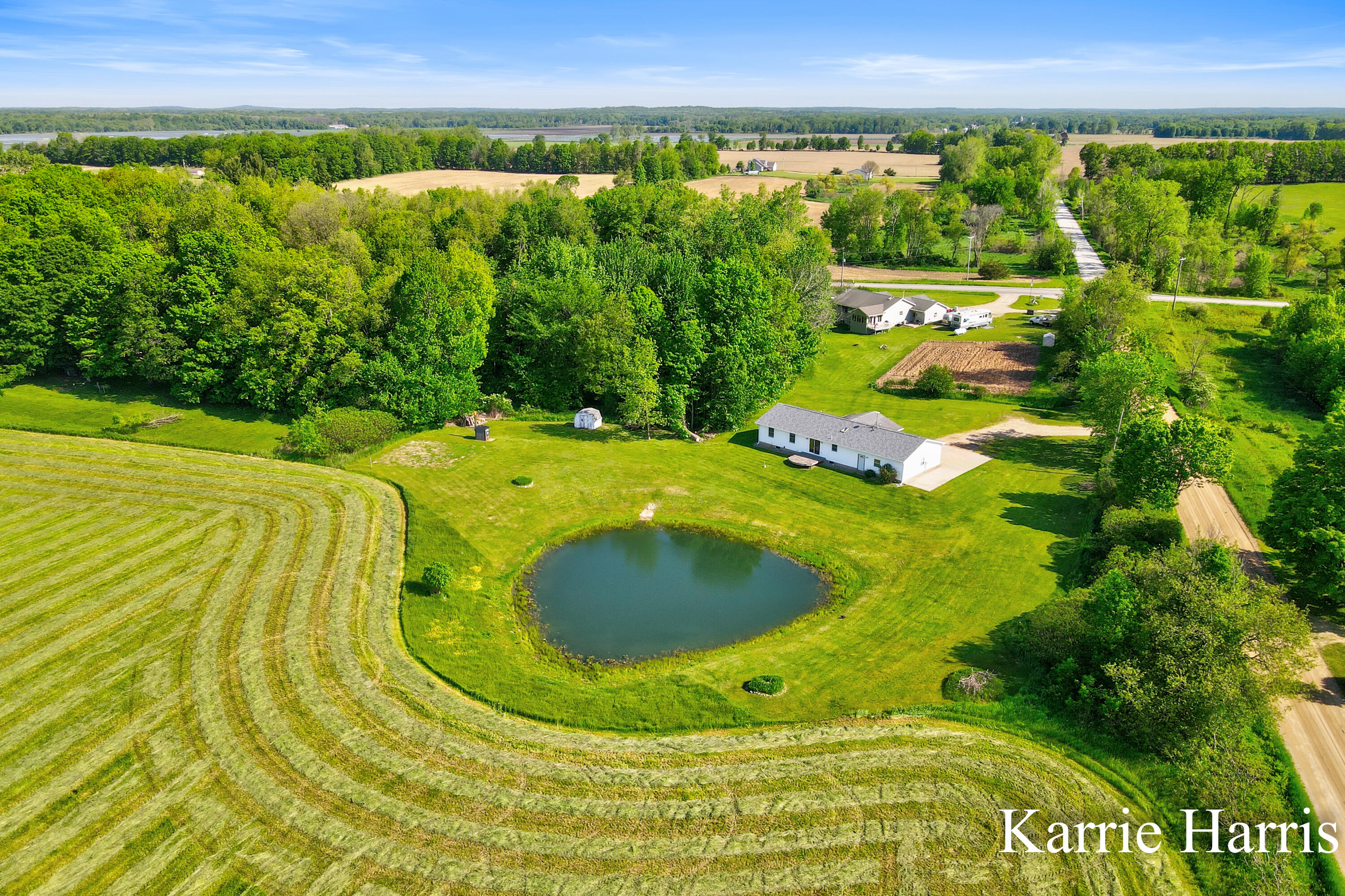 6048 Cedar Lake Road Southeast Sheridan, MI 48884 - Photo 31 of 39 aerial view 1