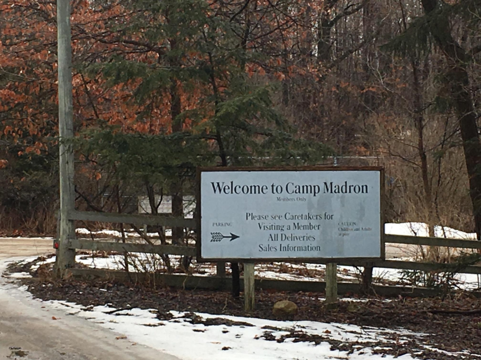 1961 Camp Madron Road, Unit 31 Buchanan, MI 49107 - Photo 35 of 36 Camp Madron entrance sign