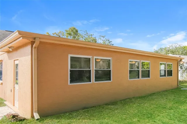 a view of front door of house