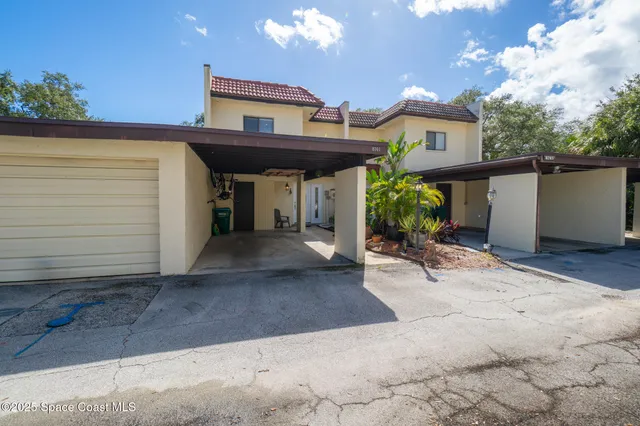 a view of a house with a patio