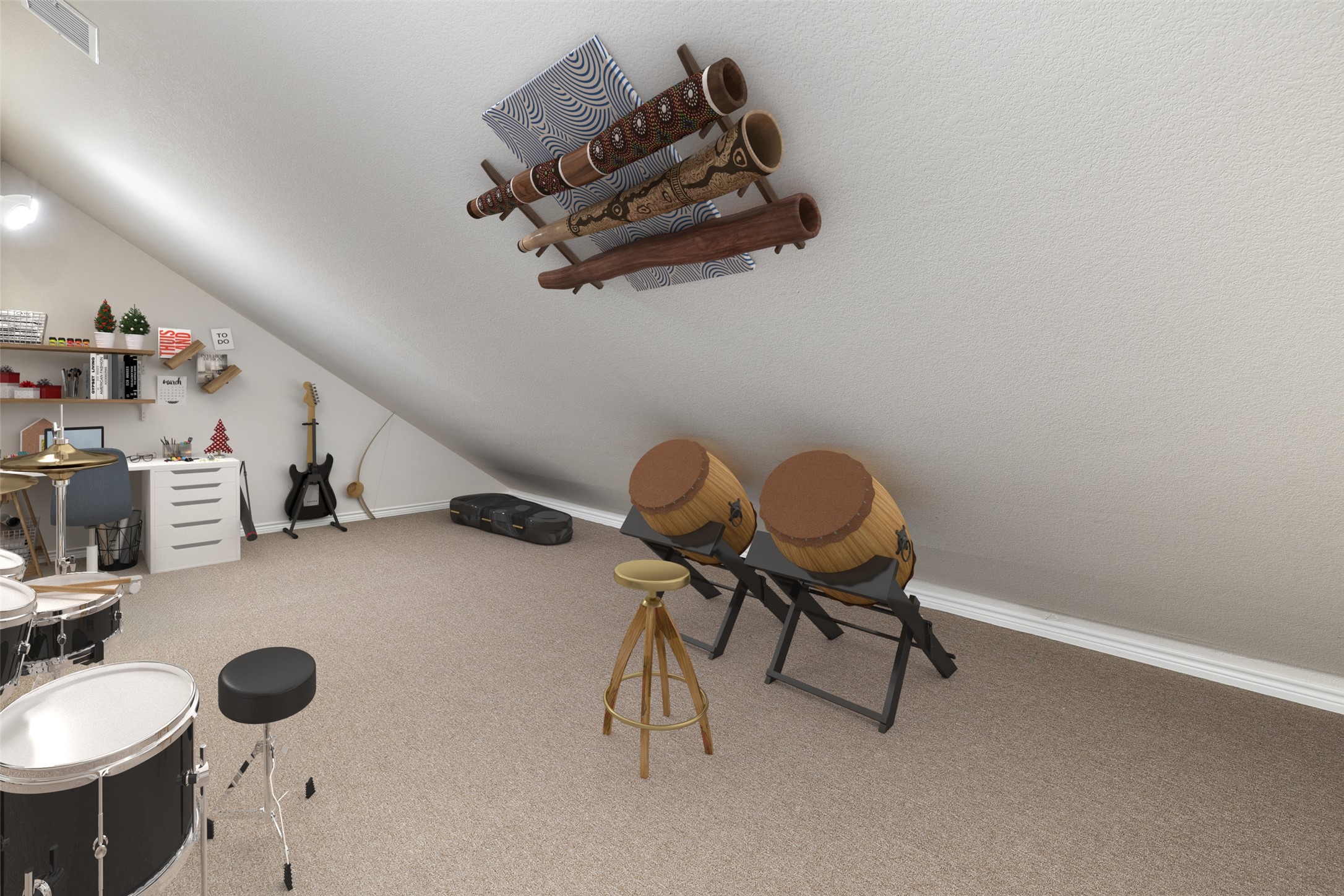233 Adams Street Georgetown, TX 78628 - Photo 25 of 37 a view of a room with gym equipment