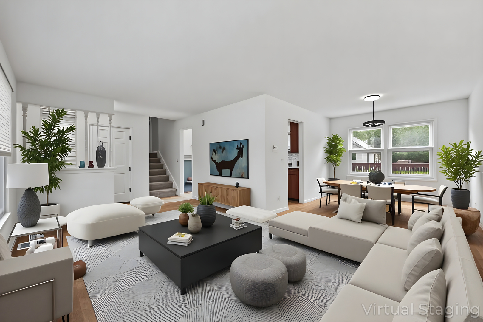 2229 Kensington Drive Schaumburg, IL 60169 - Photo 2 of 14 a living room with furniture and a large window