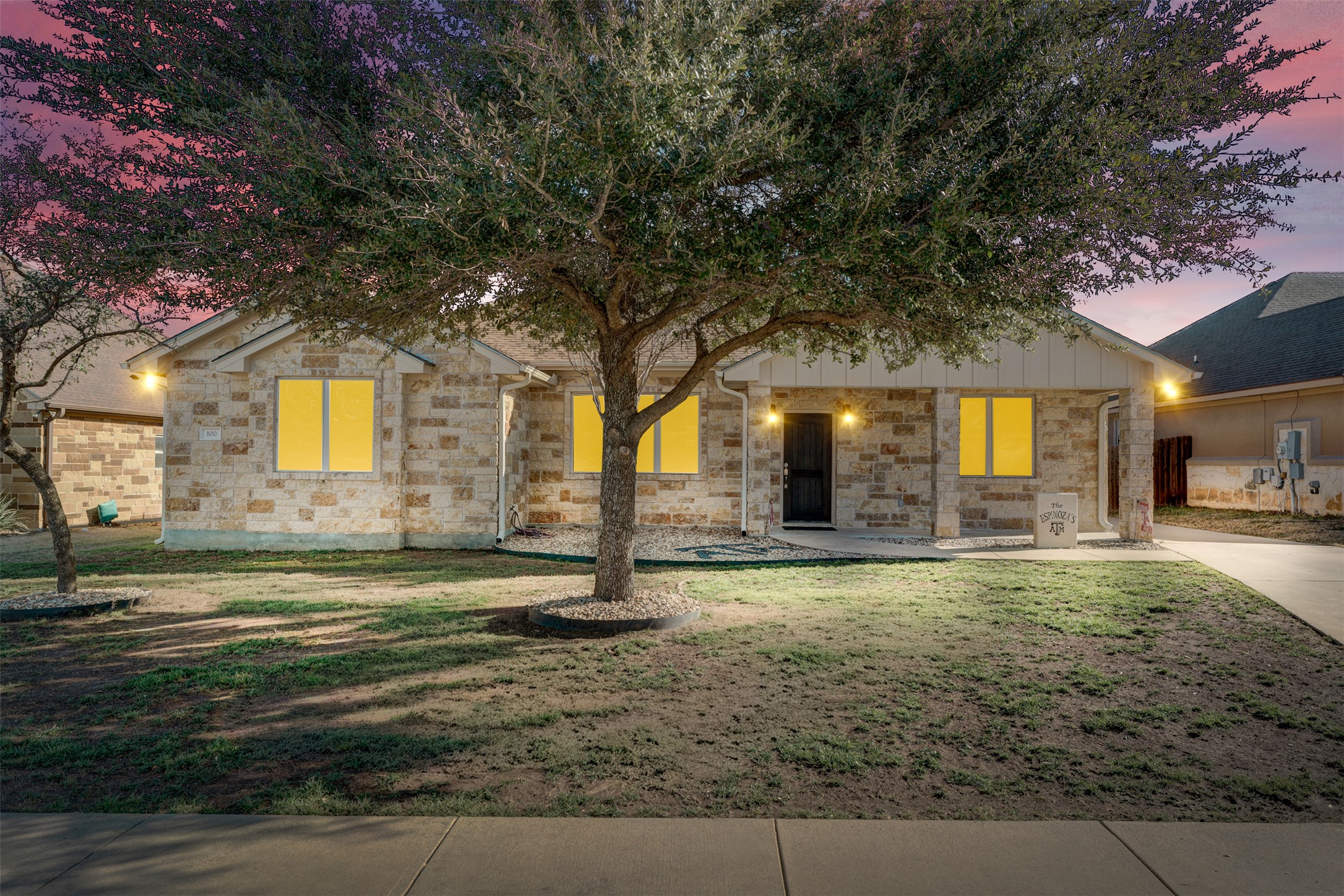 100 Magan Lane Jarrell, TX 76537 - Photo 3 of 32 a view of a house with backyard and sitting area