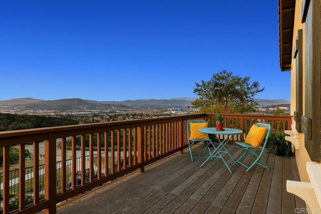 979 Canyon Heights San Marcos, CA 92078 - Photo 29 of 58 a view of a balcony with chairs
