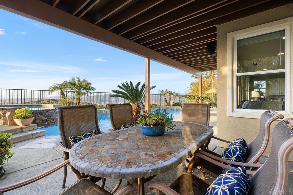 979 Canyon Heights San Marcos, CA 92078 - Photo 39 of 58 a view of a dining room with furniture window and outside view