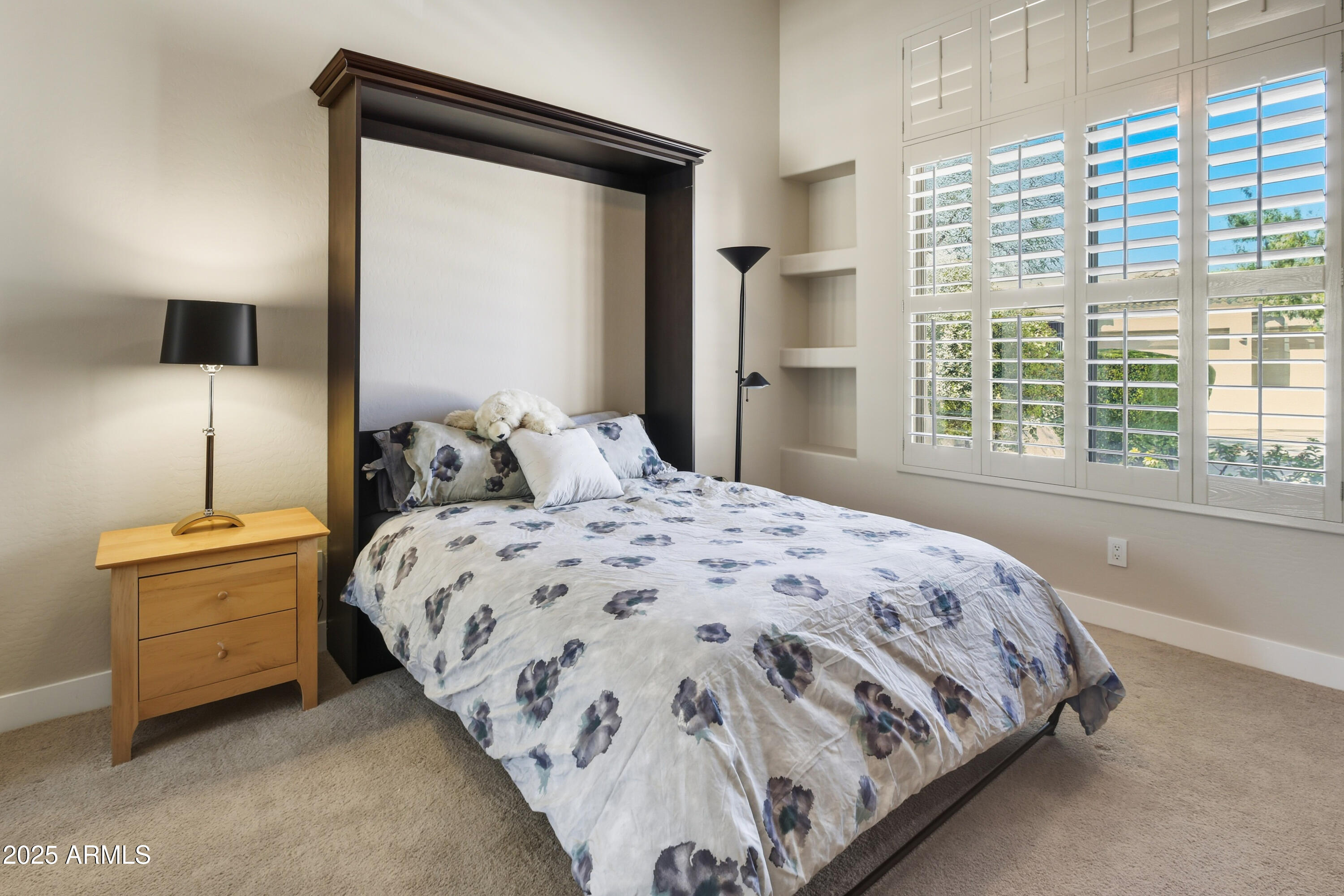 10637 East Blanche Drive Scottsdale, AZ 85255 - Photo 34 of 36 a bedroom with a bed and a window