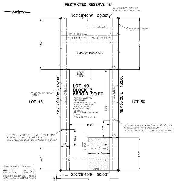 21915 Sam Raburn Drive Tomball, TX 77375 - Photo 3 of 32 Plot Plan