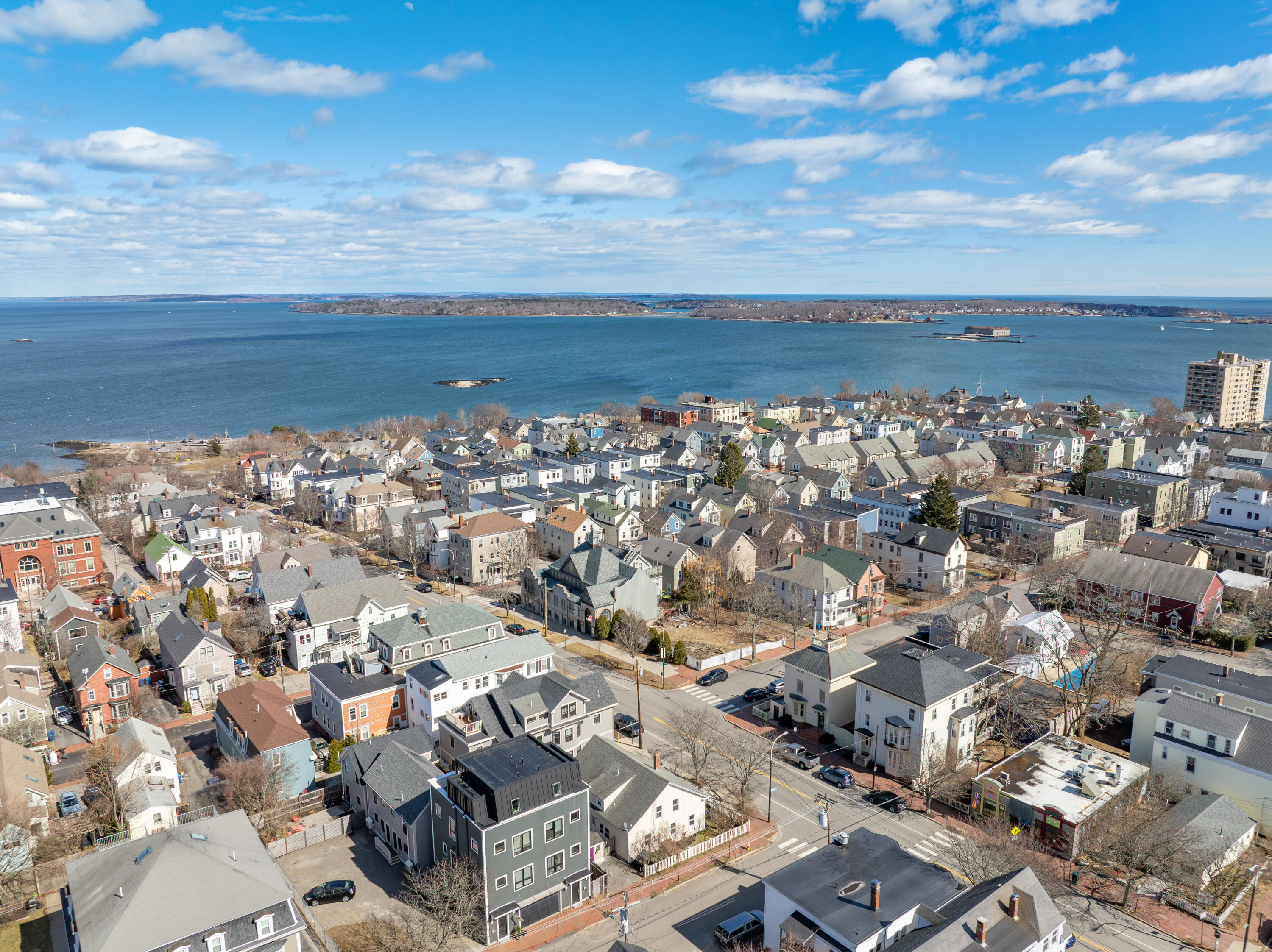 81-83 Congress Street Portland, ME 04101 - Photo 3 of 38 2aerial to Fort Gorgess no outline