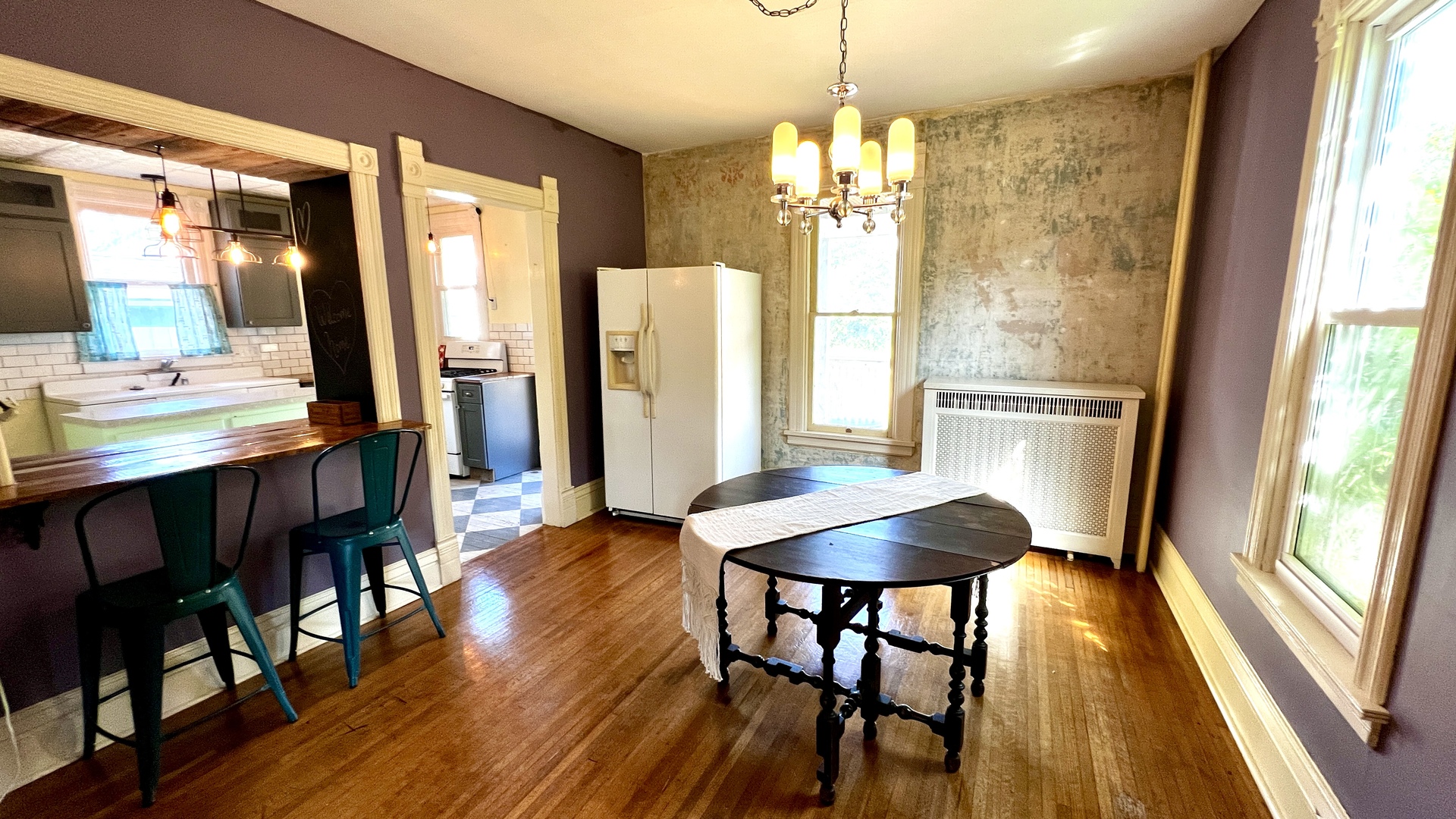 406 South Genesee Street Morrison, IL 61270 - Photo 8 of 34 a view of a dining room with furniture window and wooden floor