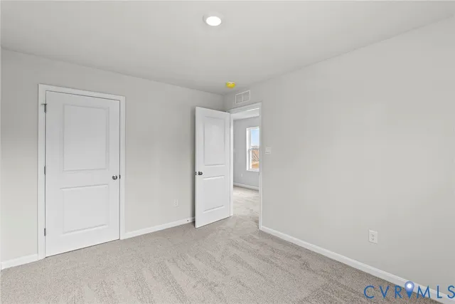 a view of an empty room